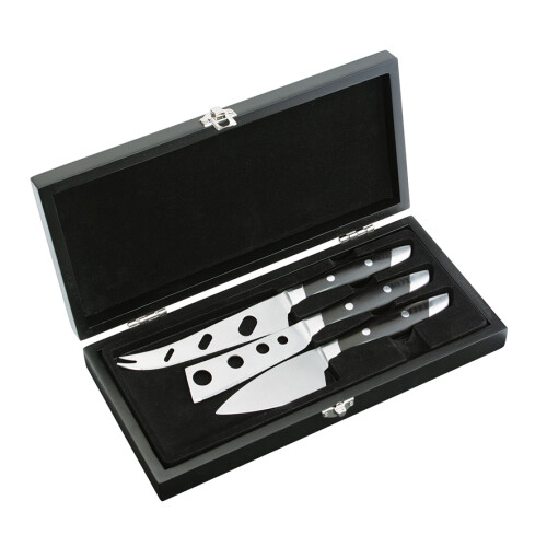 Set de cuchillos para quesos Acero Cilio Con caja Set de cuchillos para quesos Acero Cilio Con caja