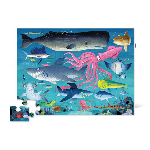 Puzzle Crocodile Creek 36 Piezas 45 x 60 cm TIBURONES