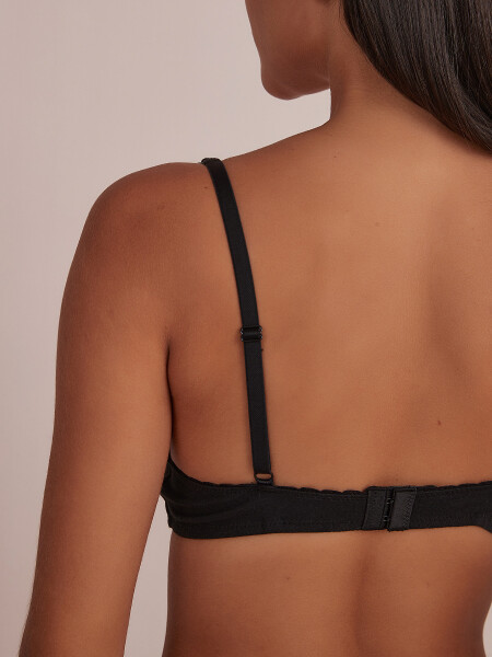 BÁSICO HALTER ALGODÓN NEGRO