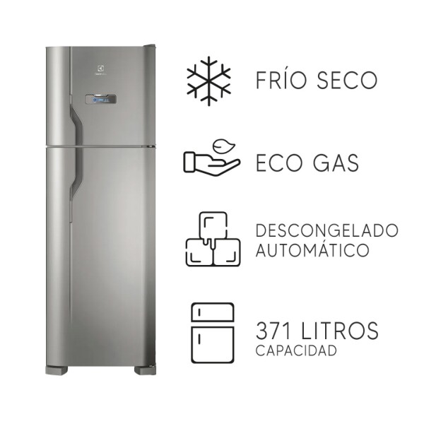 Heladera Electroluxx43 280 L HELADERA ELECTROLUX DFX43 GRIS AP