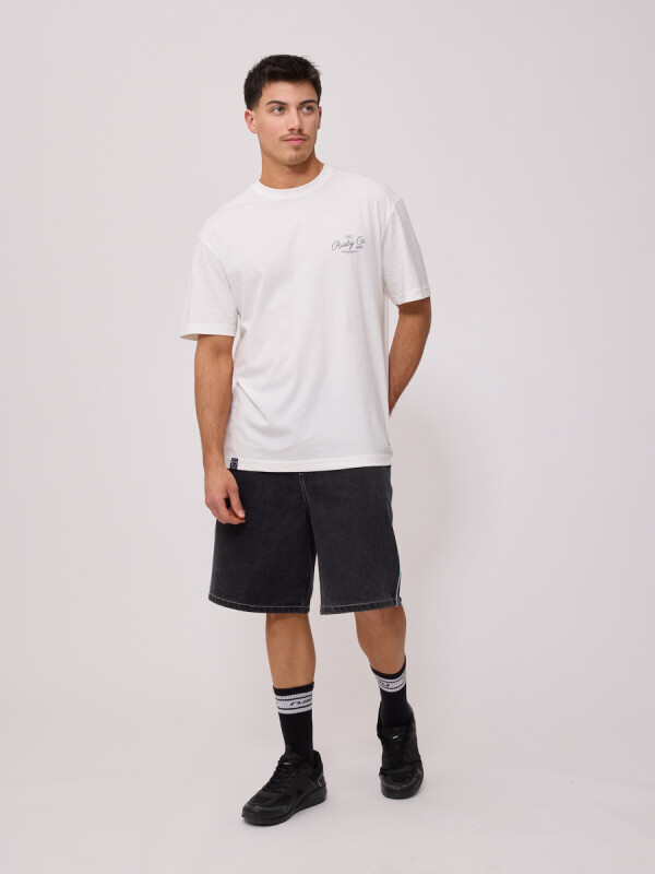 T-SHIRT LYRAT RUSTY Blanco