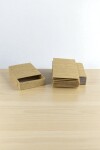 Pack x 20 unid - caja 13 eco tipo caja fosforo 10x14x3 cm. MADERA