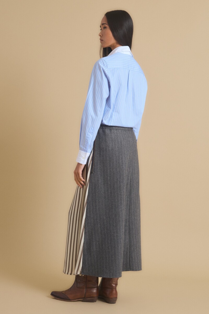 FALDA LARGA Gris