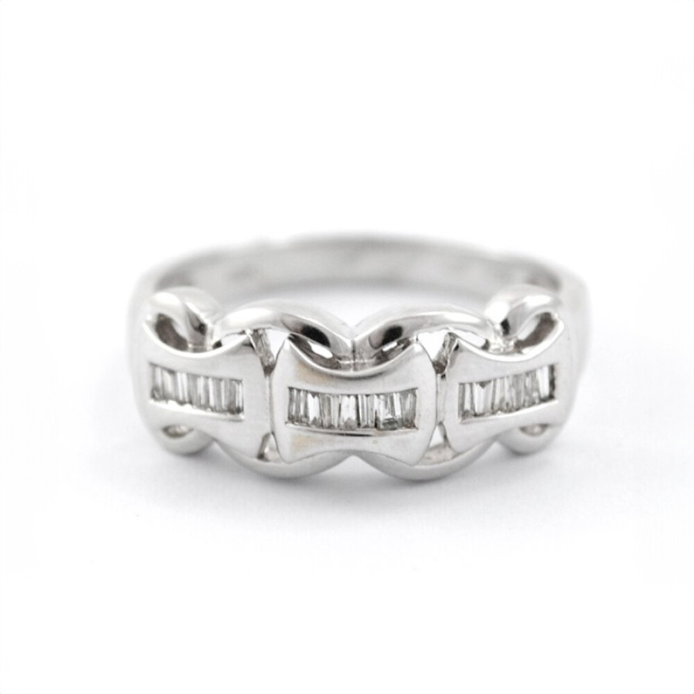 Anillo Oro Blanco 18K Y Brillantes Anillo Oro Blanco 18K Y Brillantes