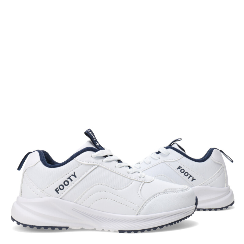 Championes Infantiles Footy Stanford - SCH50-33 Blanco - Azul Marino