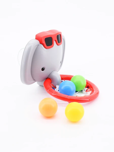 JUEGO DE DUCHA ELEFANTE BALONCESTO GRIS