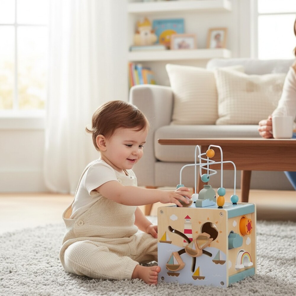 Cubo 5 en 1 fondo mar Cubo 5 en 1 fondo mar