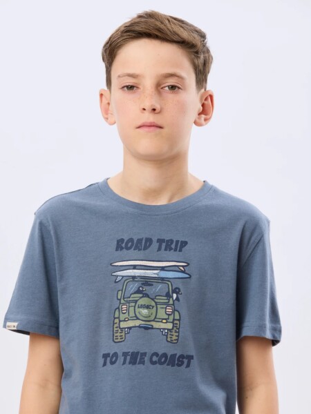 T-SHIRT LEGACY 6190 M.C road trip PIEDRA