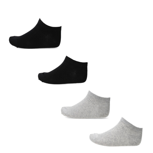 Medias de Mujer Miss Carol pack x4 Gris - Negro
