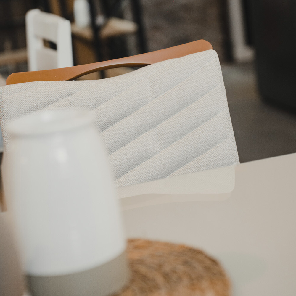 Silla Julia tapizada - Linea Milán Blanca