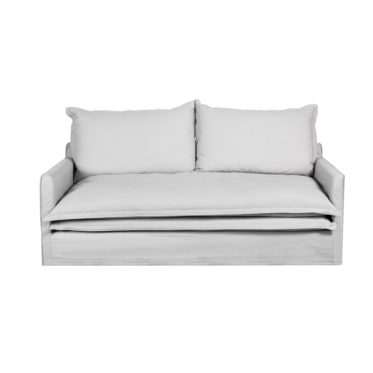 SOFA - 3 CUERPOS TELA GRIS ALASKA 