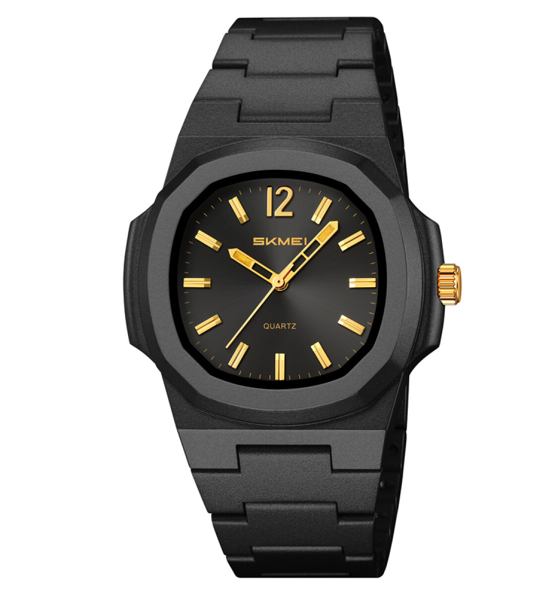 Reloj Skmei 2382BKGD Analógico Negro con Detalles Dorados Unisex - Negro 