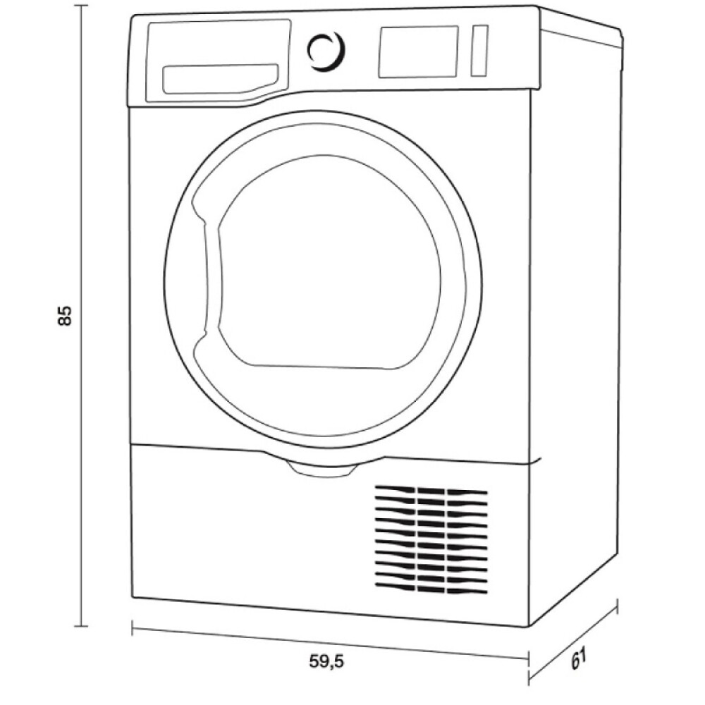 SECARROPAS WHIRLPOOL W3D91WEES FRONTAL CONDENSACION blanco