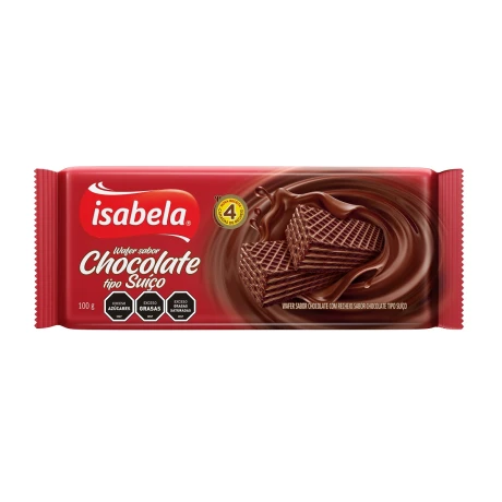 WAFFLE ISABELA 100G CHOCOLATE SUIZO WAFFLE ISABELA 100G CHOCOLATE SUIZO