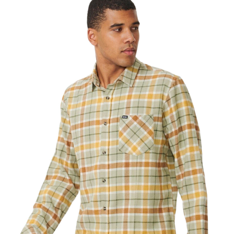 Camisa Rip Curl Checked - Verde Camisa Rip Curl Checked - Verde
