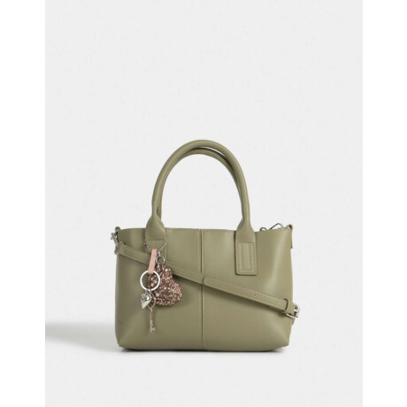Cartera City Con Charm Verde Medio