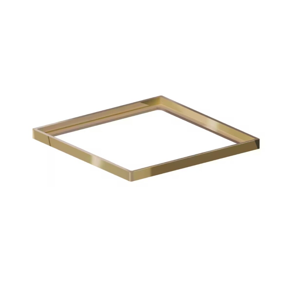 ELLEVE Soporte de receptaculos cuadrado 100 mm dorado Elleve Soporte De Receptaculos Cuadrado 100 Mm Dorado