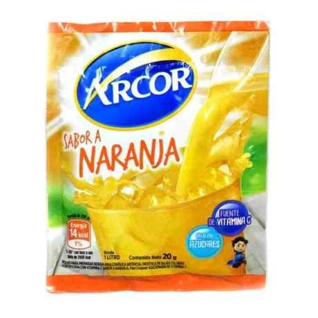 REFRESCO EN POLVO ARCOR NARANJA 1 LT REFRESCO EN POLVO ARCOR NARANJA 1 LT