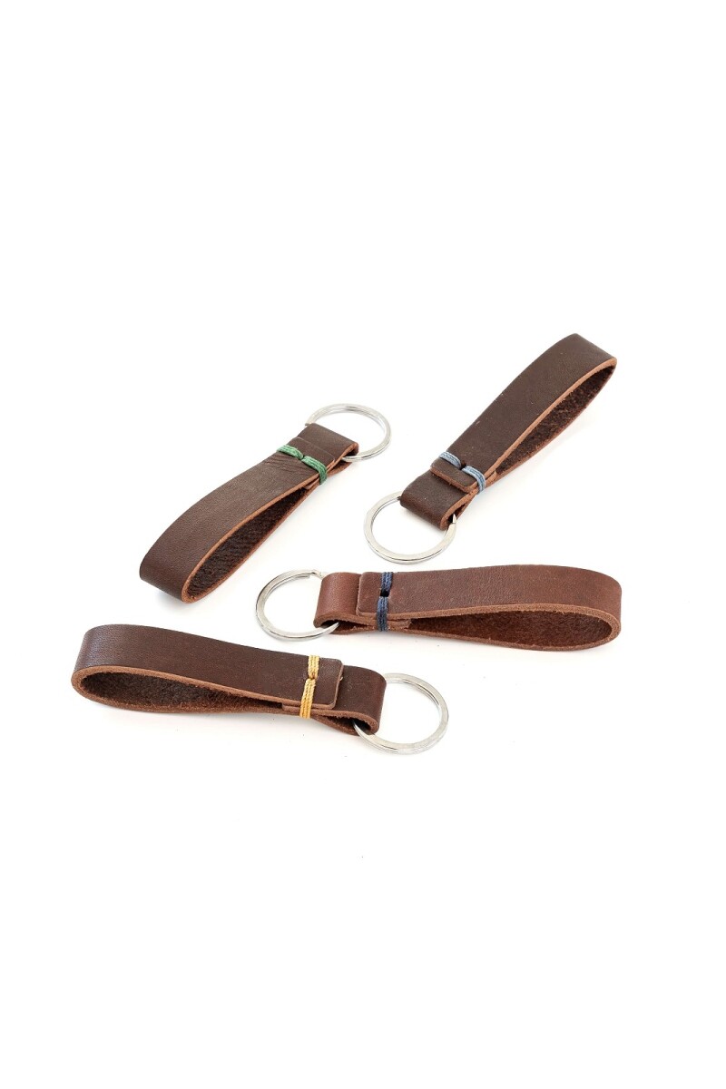 Llavero Minimalista de Cuero Genuino Llavero Minimalista de Cuero Genuino