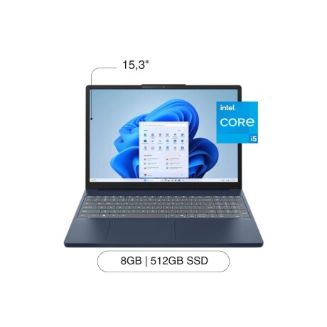 Notebook LENOVO IP Slim 3 15.3' FHD 512 GB / 8GB I5-13420H W11 - Blue Notebook LENOVO IP Slim 3 15.3' FHD 512 GB / 8GB I5-13420H W11 - Blue