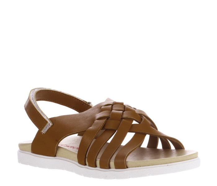 Sandalias de Niña MINI Miss Carol MAIA trenzada Tan