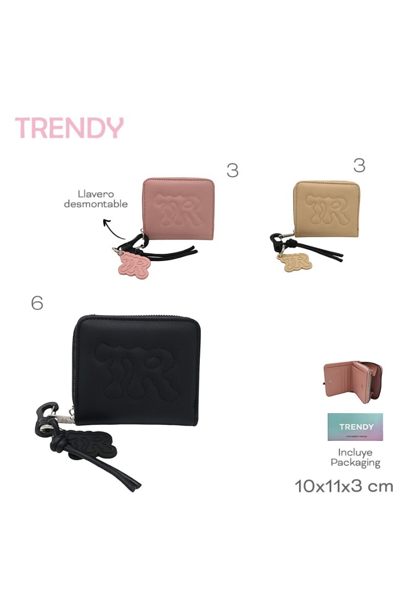 Billetera Trendy Negro