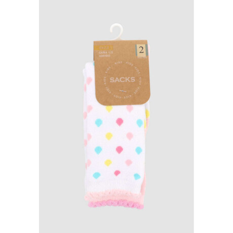 Pack x2 medias full terry kids Estampado 1