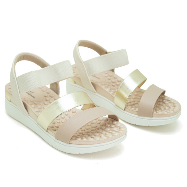 MODARE Sandalia Femenino Dorado-beige