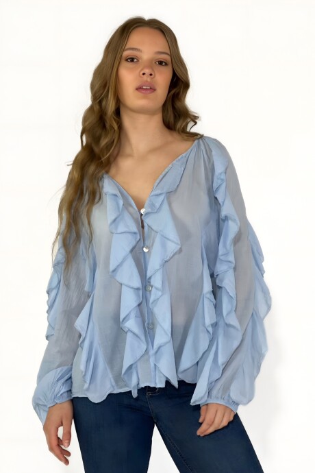 CAMISA RAVELLO Celeste