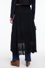FALDA TEJIDA LUREX Negro