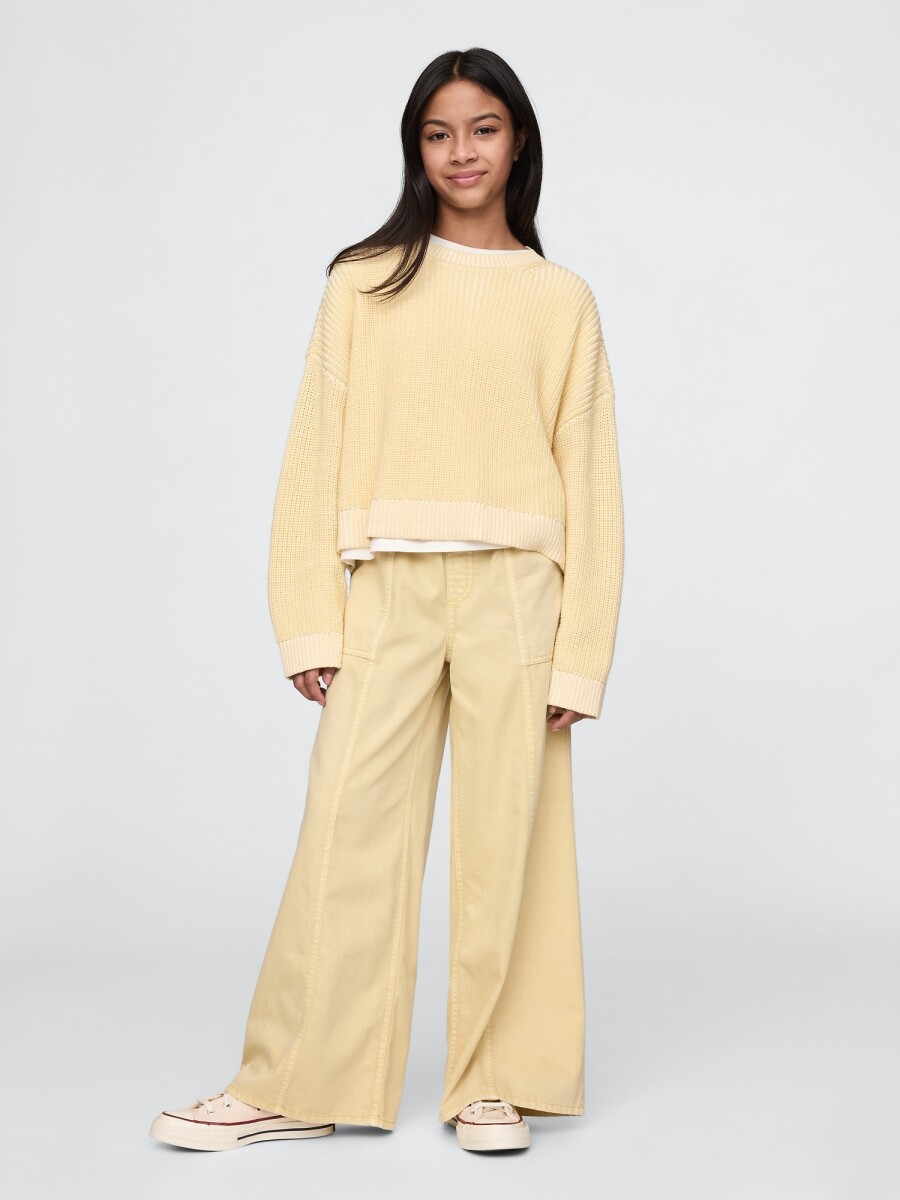 Jean Baggy Niña - Straw 13-0922 Tcx 