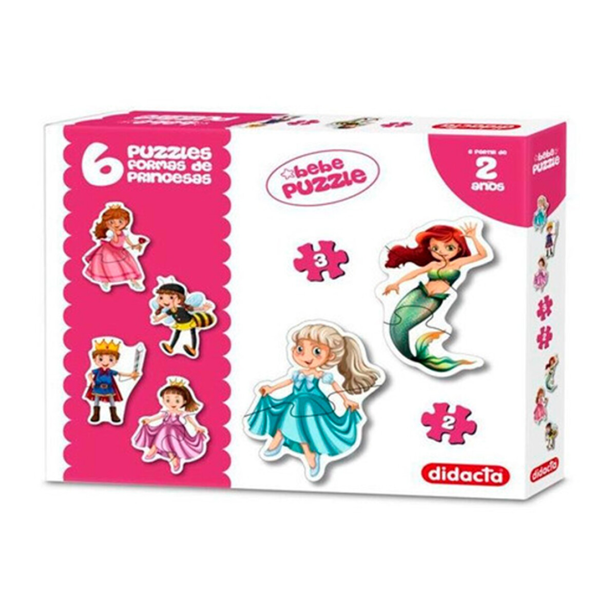 Set X6 Puzzles Formas de Princesas 