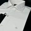 CAMISA DE LINO Blanco jaspeado