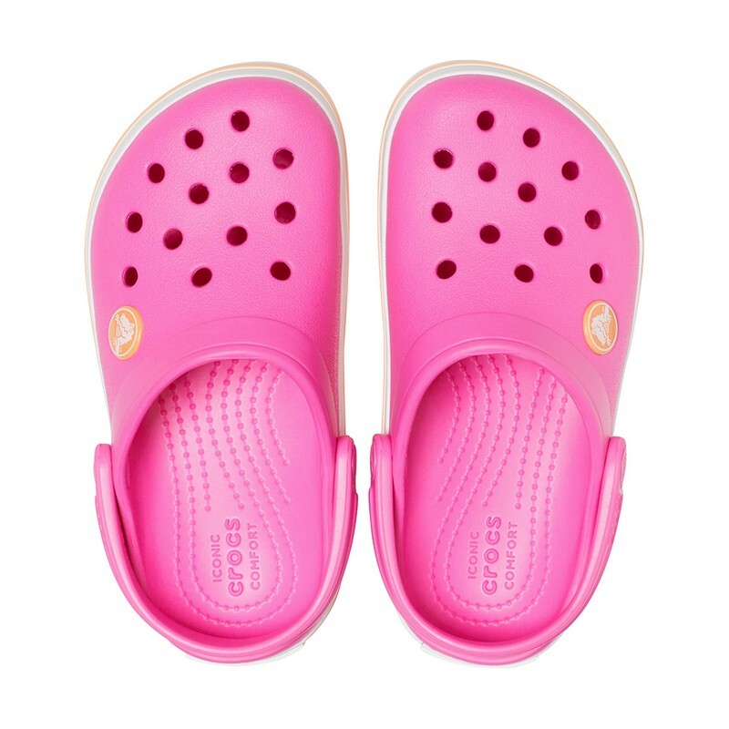 Cantaloupe crocs kids clearance