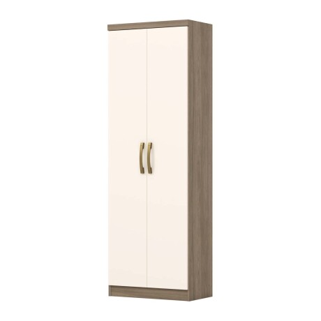 PLACARD ROPERO 2 PUERTAS MDP MARRON MULTIUSO D110