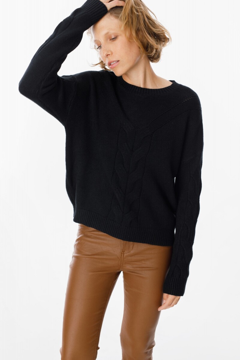 Sweater Hiedra Negro