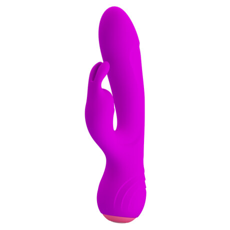 VIbrador Doble Silicona Broderick Pretty Love Fucsia VIbrador Doble Silicona Broderick Pretty Love Fucsia