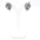 Caravanas En Oro 18K Blanco, Brillantes Y Perla mabe Caravanas En Oro 18K Blanco, Brillantes Y Perla mabe