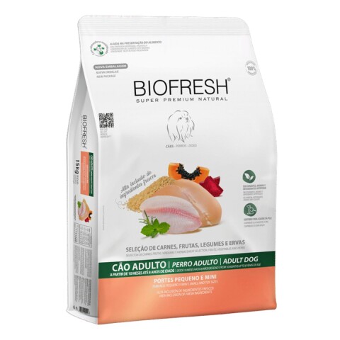 BIOFRESH PERROS ADULTOS RAZAS PEQUEÑAS Y MINI 10,1 KG