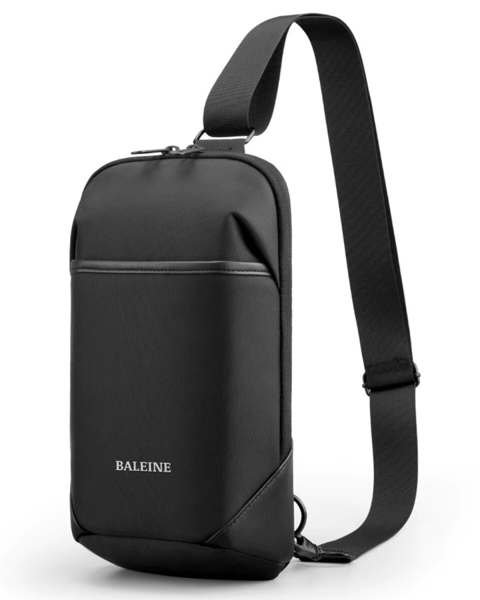 Bandolera Baleine Sling Bag Atlanta con Espacio para Tablet 7" - Full Black 