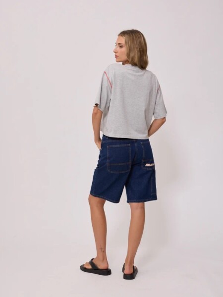 T-SHIRT RUSTY RUTSU GRIS