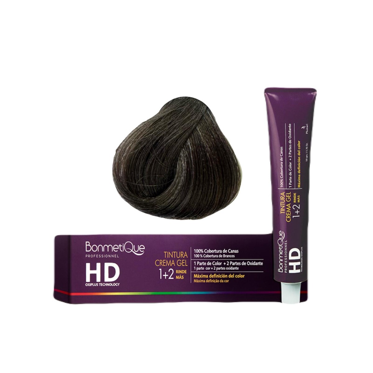 Bonmetique Tinta HD Professional 100gr - N°6.1 Rubio Oscuro Ceniza 