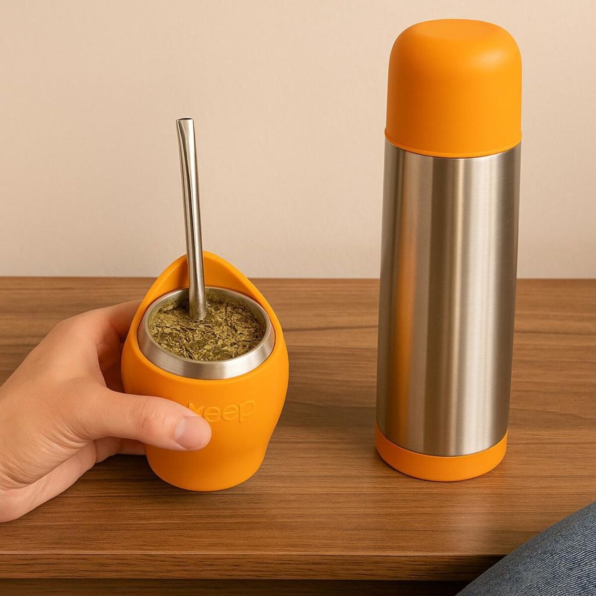 Set Mate con Termo Bala 500ml Keep 