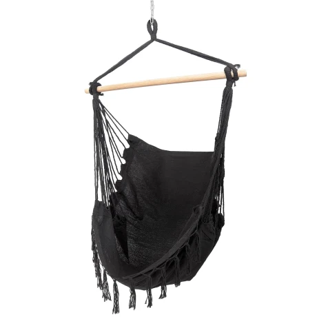 Hamaca de Tela Almohadona PL3333 NEGRO