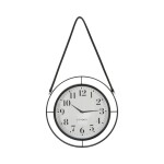 RELOJ DE PARED METALICO D38.8X38X5.8 CM CON LAZO RELOJ DE PARED METALICO D38.8X38X5.8 CM CON LAZO