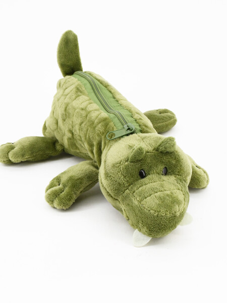 CARTUCHERA COCODRILO VERDE