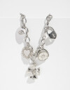 Collares Cortos Con Dijes Collar Corto Con Dijes - Plateado Rodio