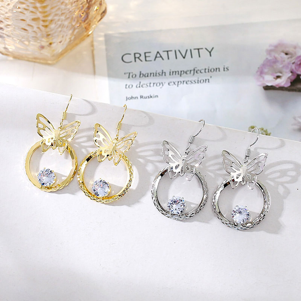 Aretes brillantes - Aretes Brillantes 