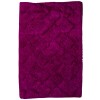 Alfombra de baño antideslizante en algodón 40x60cm Ladrillo Fucsia