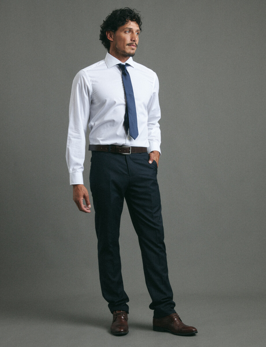 011980 CAMISA HARRINGTON 1937 Blanco